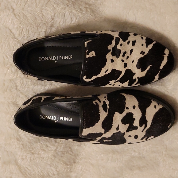 DONALD J. PLINER Mickey-Eh Calf Hair Platform Loafer Sneakers 👟. - Picture 3 of 11